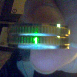 mens size 12 silver and gold plated ring